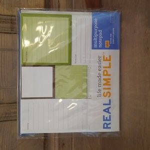 Real Simple Multipurpose Notepad